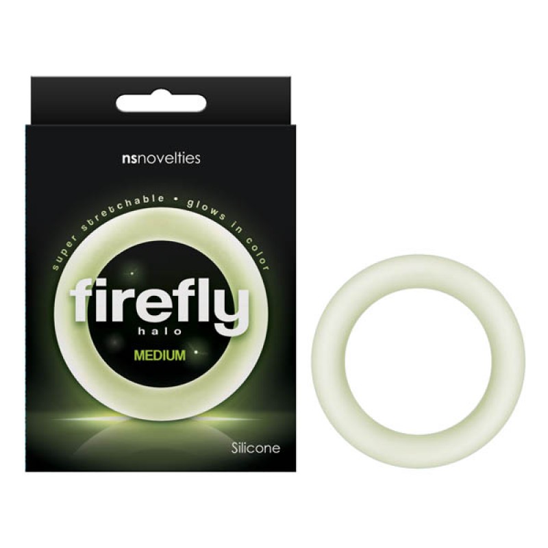 Firefly Halo Cock Ring Medium - Clear
